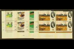 1964 Geographical Phosphor Set In Corner CYLINDER BLOCKS 4, SG 651p/4p, Never Hinged Mint (4 Blocks) For More Images, Pl - Andere & Zonder Classificatie