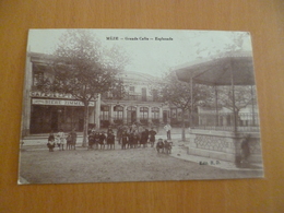 CPA 34 Hérault Mèze Grands Cafés Esplanade - Mèze