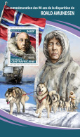 CENTRAL AFRICA 2018 MNH** Roald Amundsen S/S - OFFICIAL ISSUE - DH1813 - Esploratori E Celebrità Polari