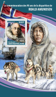 CENTRAL AFRICA 2018 MNH** Roald Amundsen S/S - IMPERFORATED - DH1813 - Polar Explorers & Famous People
