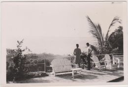 Haiti,cap Haitien En 1938,vue Sur La Mer,emprunte Américaine,vue D'un Hotel De Luxe,caraibe,photo 8,5cm X6 Cm,rare - Haiti