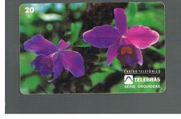 BRASILE ( BRAZIL) - TELEBRAS   -   1995  FLOWERS: ORCHID LAELIA PUMILLA      - USED - RIF.10505 - Fleurs