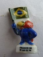 FEVE FRANCE 98 COUPE DU MONDE 1998 FOOTIX DRAPEAU DU BRESIL - Sport