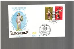 Germania  - 1976 Fdc Europa Cept - 1976