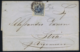 Osterreich: Cover From Triest 9 Kr Handpaper With Nice Margins - Lettres & Documents