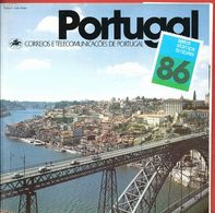 PORTOGALLO PORTUGAL FOLDER - Selos 1986 - Correios E Telecomunicacoes De Portugal - Cuadernillos