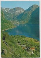 Norvège,NORGE,NORWAY,PART I FRA GEIRANGER MOT DALSNIBBA,FOTO NORMANN,vue Aerienne - Norway