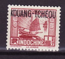 Kouang Tcheou - Indochine 1937 Y&T N°98 - Michel N°130 Nsg - 1/5c Jonque - Ongebruikt