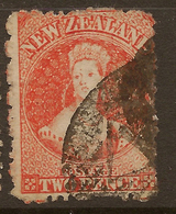 NZ 1871 2d Vermilion FFQ SG 138 U #AIT63 - Usados