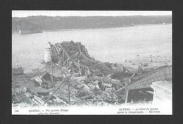 STE FOY - QUÉBEC - LE PONT DE QUÉBEC APRÈS LA CATASTROPHE - QUEBEC BRIDGE AFTER THE DESASTER - Québec - Sainte-Foy-Sillery