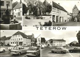 41235593 Teterow Mecklenburg Vorpommern Hechtbrunnen, Muehlenteich, Marktplatz T - Teterow