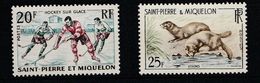 Saint Pierre & Miquelon 360,361,364,365* - Unused Stamps