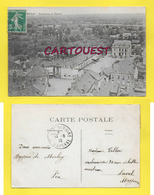 CPA 53 MESLAY Carrefour Du Centre 1915 ( Vue Aérienne ) - Meslay Du Maine