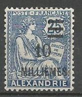 ALEXANDRIE N° 70  NEUF* TRACE DE CHARNIERE / MH - Ongebruikt