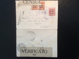 Trentino-Alto Adige 1918 „VENEZIA TRIDENTINA“ Lettera Censura TRENTO > Schweiz (1914-18 Cover Brief Tirol Österreich - Trentin