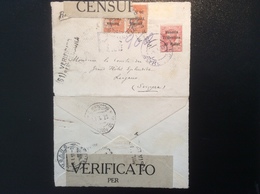 Trentino-Alto Adige 1918 „VENEZIA TRIDENTINA“ Lettera Censura TRENTO > Schweiz (1914-18 Cover Brief Tirol Österreich - Trentino