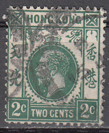 HONG KONG     SCOTT NO.  130     USED      YEAR  1921    WMK 4 - Usados