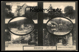 ALTE POSTKARTE EISENBERG THÜRINGEN 1906 SCHLOSS NAUPOLDS MÜHLE PFARR-MÜHLE Ansichtskarte Postcard Cpa AK - Eisenberg