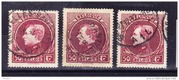 BELGIQUE COB 291 OBL, 3 Nuances  . (4LT51) - 1929-1941 Big Montenez