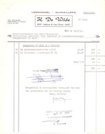 Factuur Facture - IJzerhandel De Wilde - Gent 1968 - Straßenhandel Und Kleingewerbe