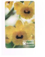 BRASILE ( BRAZIL) - TELEBRAS   -   1995  FLOWERS: ORCHID DENDROBIUM DENSIFLORUM     - USED - RIF.10515 - Fleurs