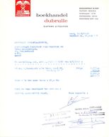 Factuur Facture - Boekhandel Dubrulle - Gent 1968 - Drukkerij & Papieren