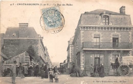 CHATEAUGIRON        RUE DES HALLES     MARCHE   PHARMACIE - Châteaugiron