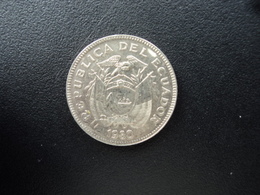 ÉQUATEUR : 20 CENTAVOS  1980  KM 77.2a   Non Circulé - Ecuador