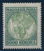 ** 1921 Koronás Madonna 5000K Fordított Középrésszel, Jó Min?ség? Hamisítvány összehasonlító Célra / Good Quality Forger - Sonstige & Ohne Zuordnung