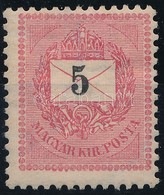 ** 1898 5kr Elektro Helyett Sztereotip Jegyekkel, Nagyon Ritka! - Altri & Non Classificati