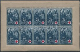 O 1942 Vöröskereszt (I.) Kisívsor (20.000) - Sonstige & Ohne Zuordnung