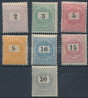 * 1889 7 Klf Bélyeg Az ,,E' Sorból (10.200) - Andere & Zonder Classificatie