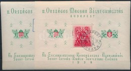 O 1938 2 Db ORBÉK Blokk Klf Alkalmi Bélyegzéssel (12.000) - Other & Unclassified