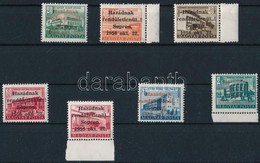 ** 1956 Sopron Felülnyomás 7 értékes Sor (12.000) - Other & Unclassified