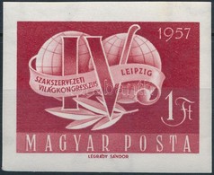 ** 1957 Szakszervezet (V.) Vágott Bélyeg (5.000) - Other & Unclassified