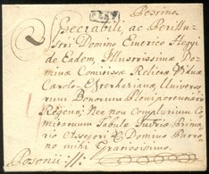 Ca 1785 Portós Levél / Cover With Postage Due 'PEST' - Pozsonii - Autres & Non Classés