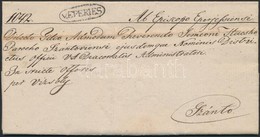1835 Ex Offo 'V.EPERIES' - Szántó - Autres & Non Classés