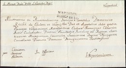 1842 Ex Offo 'WARASDIN' - Veszprimium - Autres & Non Classés