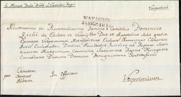 1842 Ex Offo 'WARASDIN' - Veszprimium - Sonstige & Ohne Zuordnung