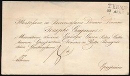 1843 Portós Levél 'TYRNAU' - Autres & Non Classés
