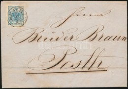 1856 9kr MP Levélen ,,SEMLIN' - ,,PESTH' - Altri & Non Classificati