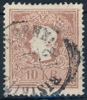 O 1858 10kr Festékfoltok 'BISTRITZ' In (SIEBENBÜR)GEN' - Altri & Non Classificati