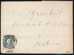 1860 15kr  Levélen ,,DEBRECZIN' - ,,PESTH' - Other & Unclassified