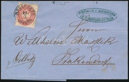 ~ 1864 5kr Levélen ,,MECZENZÉF' - ,,SZOMOLNOG' - ,,GÖLLNITZ' - Prakendorf - Other & Unclassified