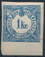 ** 1888 Hírlapilleték 1kr ívszéli Bélyeg - Other & Unclassified