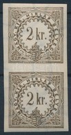 ** 1888 Hírlapilleték 2kr Függ?leges Pár - Other & Unclassified