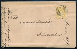 1874 Réznyomat 2kr Sárga, Levélen (8.000) (a Levél Javított / Repaired Letter) - Altri & Non Classificati