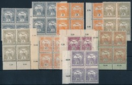 ** * 1913 Turul 10 ívszéli/ ívsarki Négyestömb - Altri & Non Classificati