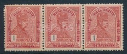 ** 1915 Hadisegély (II.) 1kr Hármascsík Teljes Tükörnyomat - Altri & Non Classificati