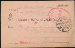 1914 Tábori Posta Levelez?lap 'EGYLETI TARTAKÉKKÓRHÁZ BUDAPEST' Körbélyegz?vel - Other & Unclassified